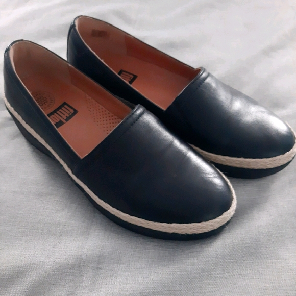 Fitflop Shoes - FitFlop Leather Slip on Shoes